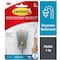 3M 3M Command 1.18 in. L Satin Nickel Silver Adhesive Hook BATH33-SN-ES - alternate 1